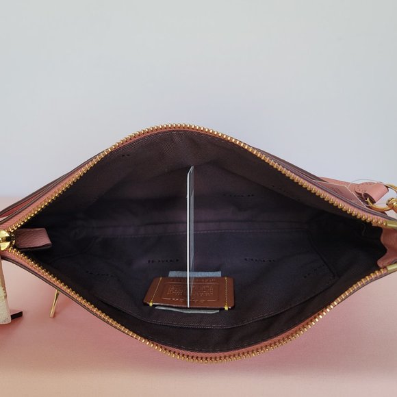 COACH Polly Pebbled Leather Crossbody Bag- Candy Pink color ⭐ - Picture 15 of 16